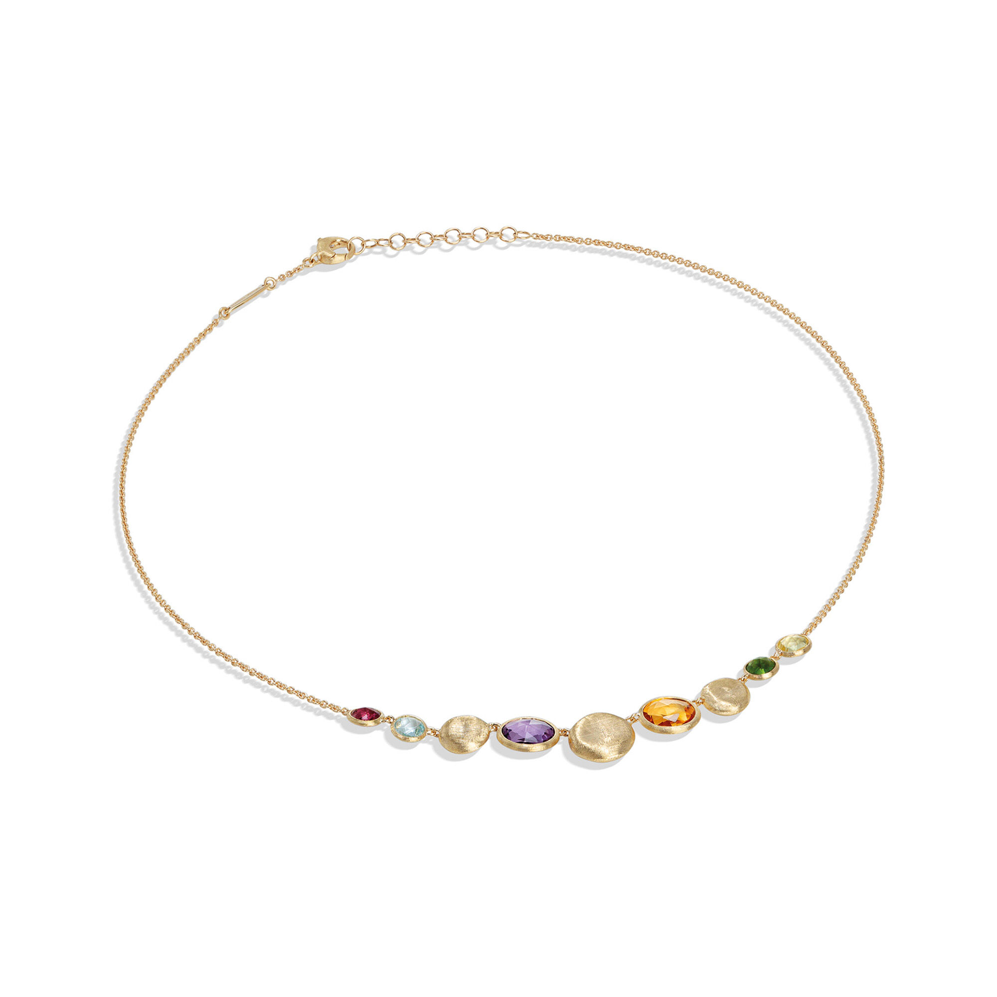 Marco Bicego Multi Stone 18K Yellow Gold Necklace Yellow Gold